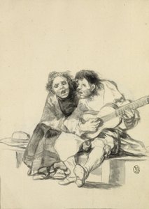 Muy accordes (Eles estão muito em harmonia) de Francisco de Goya